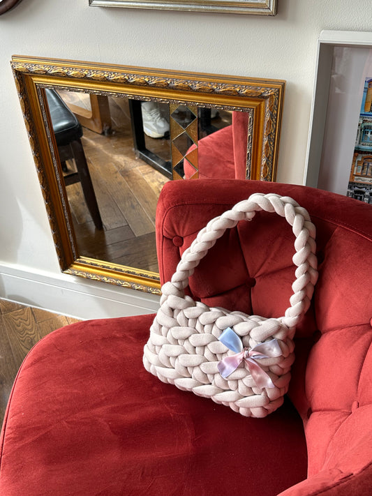 Coconut cream baguette bag 🥥